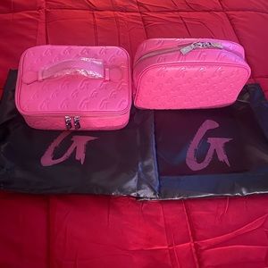 Glam-Aholic Cosmetic pink two piece set